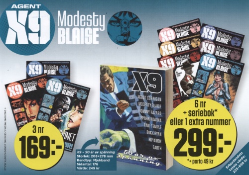 Prenumerationsärbjudande för Agent X9
