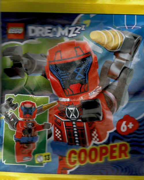 Med Lego leke: Cooper med robotarmer!