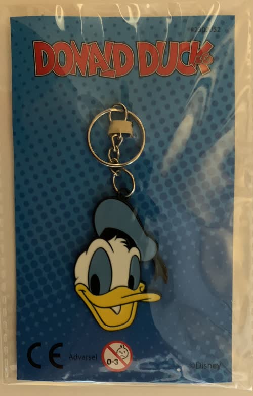 Nøkkelring med Donald Duck