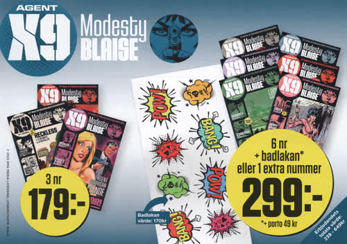 Prenumerationsärbjudande för Agent X9