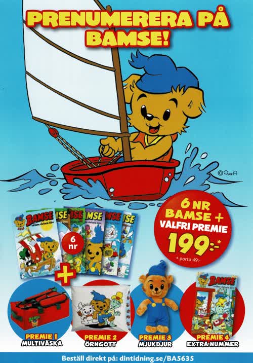 Prenumerera på Bamse! (Lösnummer)