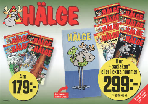 Prenumerationsärbjudande för Hälge