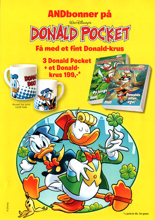 Abonnementstilbud på Donald Pocket