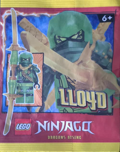 Lego leksak: Lloyd + Jättestor dubbel -katana