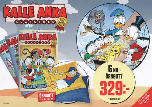Prenumerationsärbjudande för Kalle Anka Klassiker