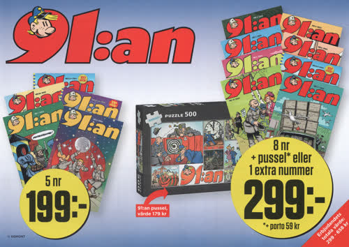 Prenumerationsärbjudande för 91:an