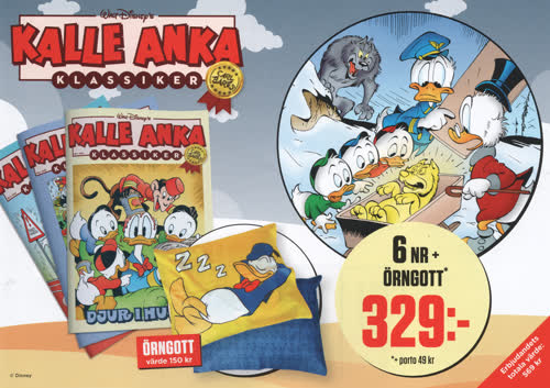 Prenumerationsärbjudande för Kalle Anka Klassiker