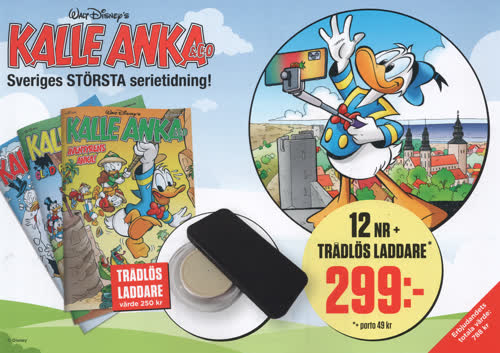 Prenumerationsärbjudande för Kalle Anka & C:O