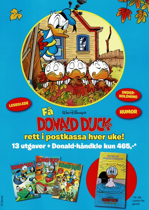 Abonnementstilbud på Donald Duck & Co (løst bilag)