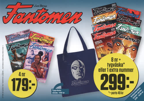 Prenumerationsärbjudande för Fantomen