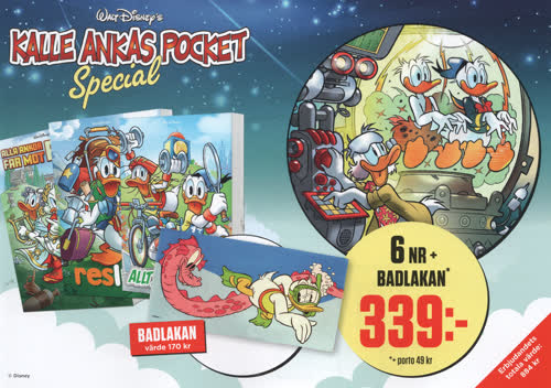 Prenumerationsärbjudande för Kalle Ankas Pocket Special