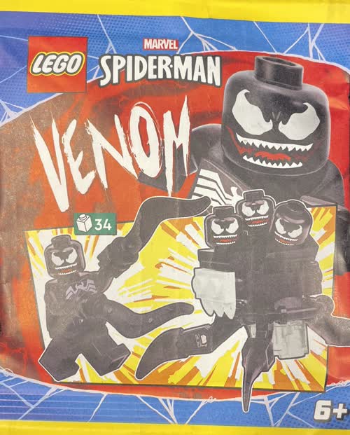 Med Lego superskurker: Venom + ondt monster!