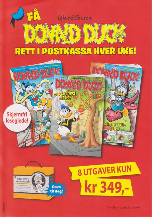 Abonnementstilbud på Donald Duck & Co (løssalg)