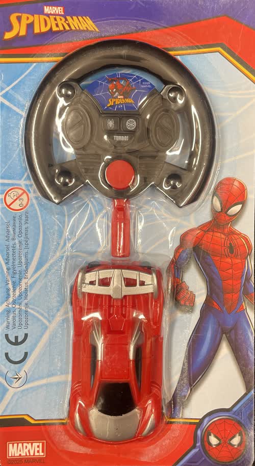 Med Spider-Man bil