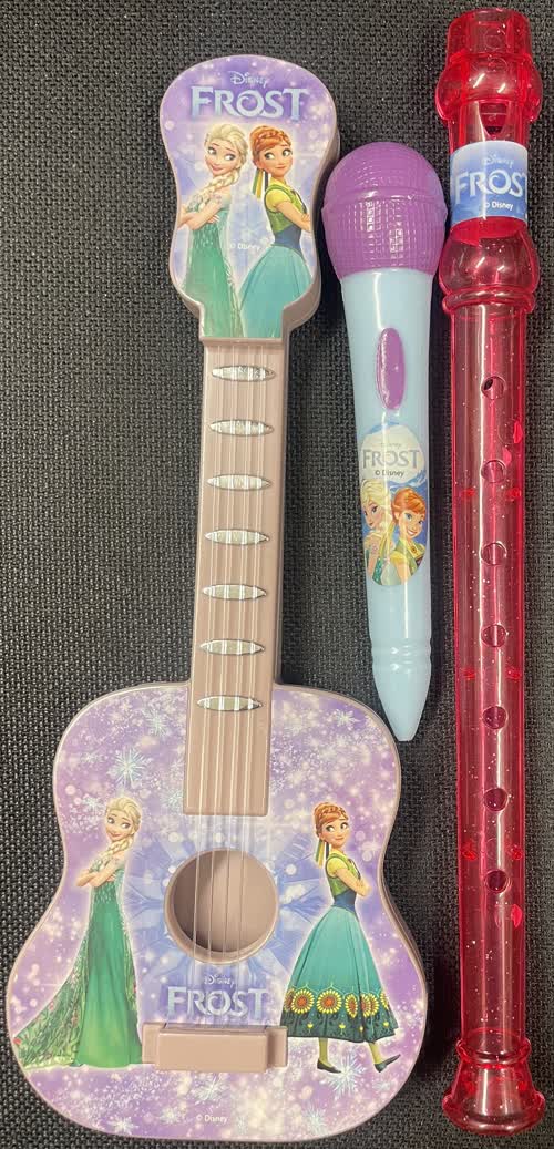 Med fløyte, gitar og mikrofon