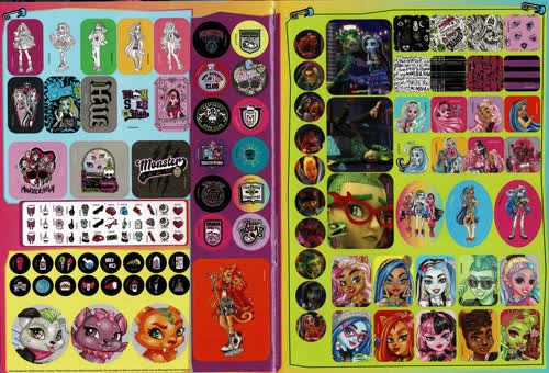 Klistremerker (innstiftet i midten)