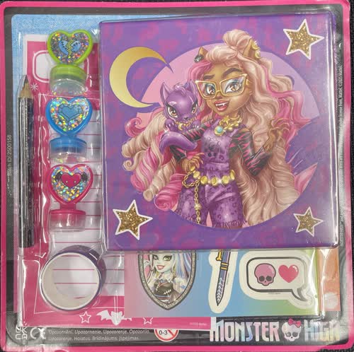 Monsterskrin, skrivesett og plakater