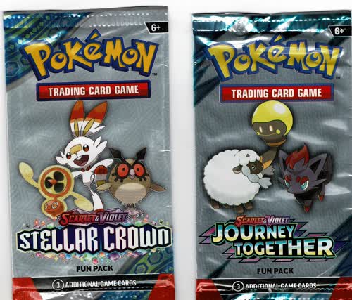 To pakker med Trading card game