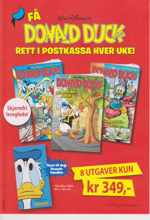 Abonnementstilbud på Donald Duck & Co (løssalg)
