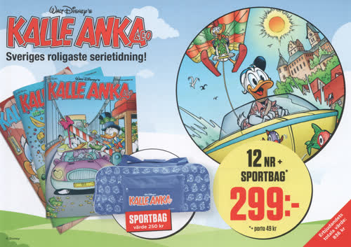 Prenumerationsärbjudande för Kalle Anka & C:O