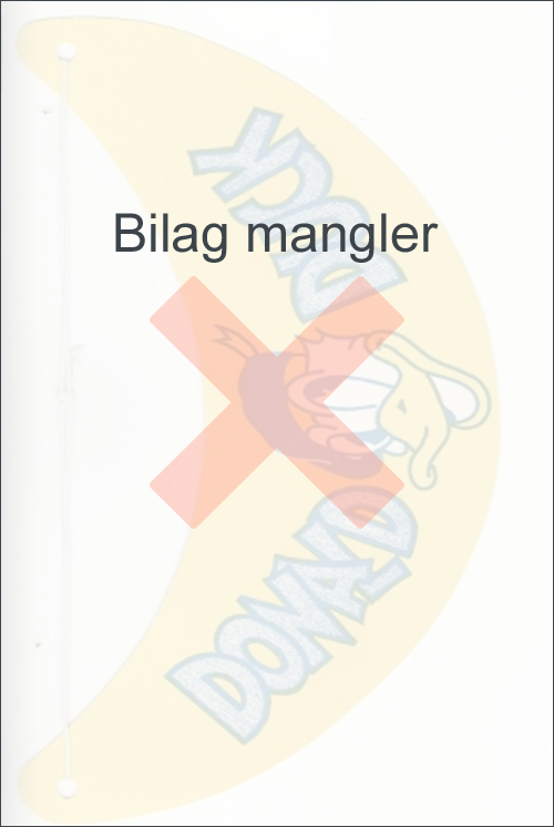 Innlimt reklame for abonement for Donald Duck & co