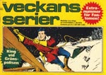 Fantomen bilag Veckans serier King vid Gränspolisen 1972