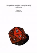 Dungeons & Dragons 30 Day challenge 2016